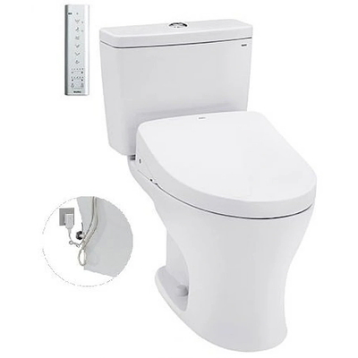 Bồn cầu 2 khối nắp rửa điện tử TOTO CS735DW11#XW