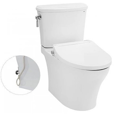 Bồn Cầu Hai Khối Xả Gạt Nắp Rửa Cơ TOTO CS986GE2