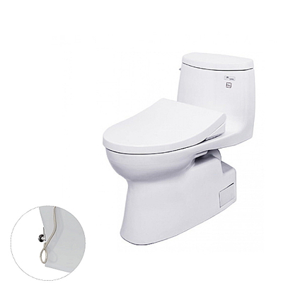 Bồn Cầu Một Khối Xả Gạt Nắp Rửa Cơ TOTO MS905E4#XW