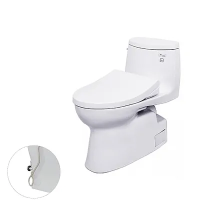 Bồn Cầu Một Khối Xả Gạt Nắp Rửa Cơ TOTO MS905E4#XW