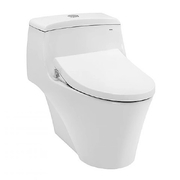 Bồn Cầu Một Khối Xả Nhấn Nắp Rửa Cơ TOTO CW823RAE4#W