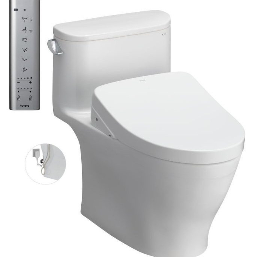 Bàn Cầu 1 Khối Xả Gạt Nắp Điện Tử TOTO MS887RW11