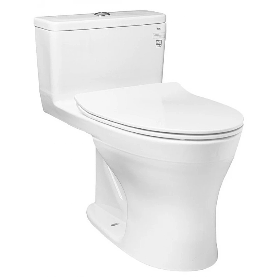 Bàn Cầu 1 Khối Xả Nhấn Nắp Êm TOTO MS855DT8