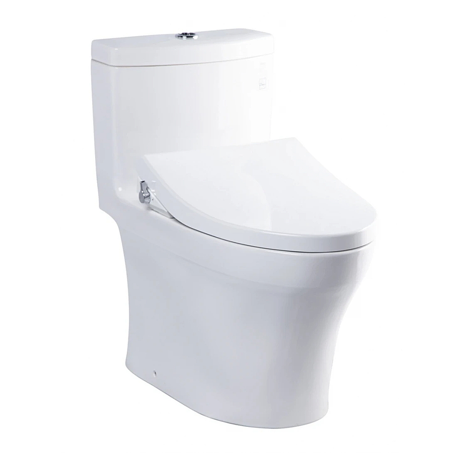 Bàn cầu 1 khối xả nhấn nắp rửa cơ TOTO MS889DRE4