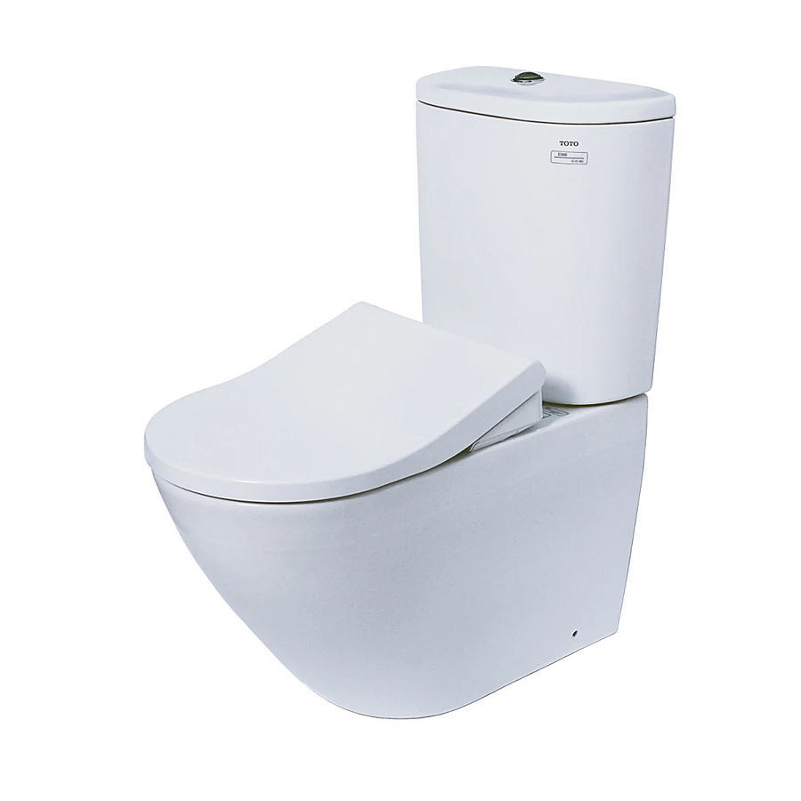 Bàn cầu 2 khối xả nhấn nắp rửa cơ TOTO CS761DE5