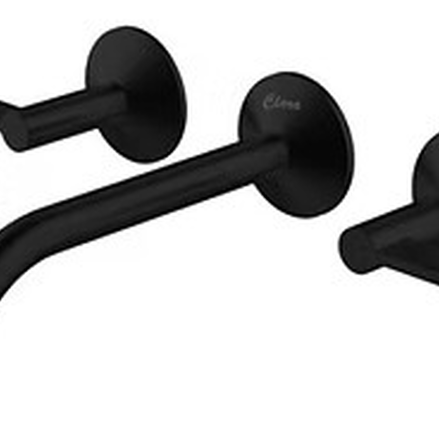 Vòi chậu lavabo nóng lạnh âm tường mạ đen Clara CF-87350MB (Order)