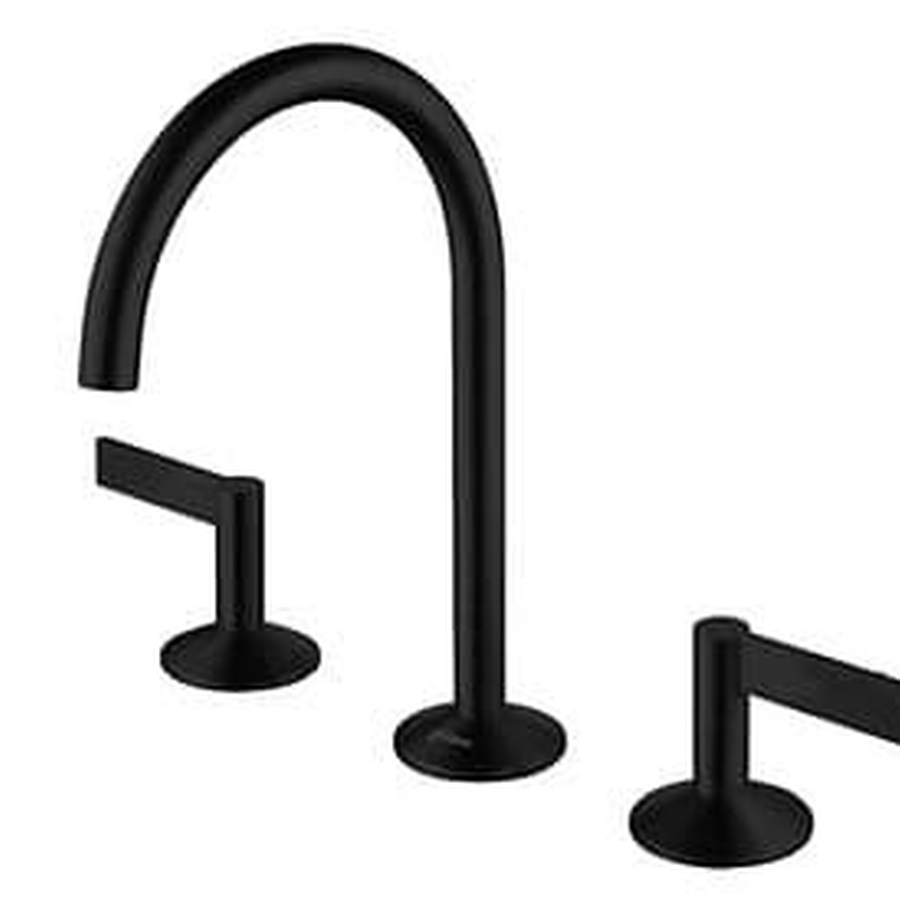 Vòi chậu lavabo nóng lạnh mạ đen Clara CF-87359MB (Order)