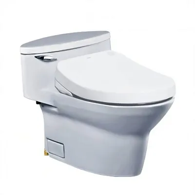 Bàn cầu 1 khối xả gạt nắp Điện Tử TOTO MS904W4