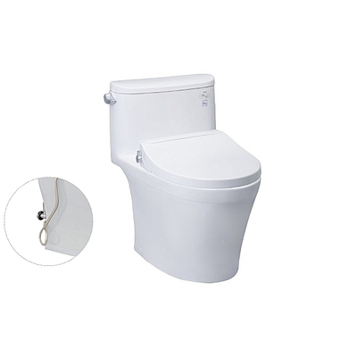 Bàn cầu 1 khối xả gạt nắp rửa cơ TOTO MS887RE2