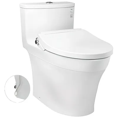 Bàn cầu 1 khối xả nhấn nắp rửa cơ TOTO MS885DE2