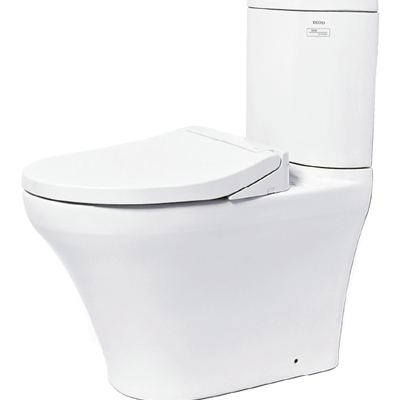 Bàn Cầu 2 Khối Xả Gạt Nắp Rửa Cơ TOTO CS818DE2