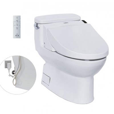 Bồn Cầu Một Khối Xả Gạt Nắp Rửa Điện Tử TOTO MS884W6