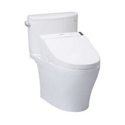 Bàn cầu 2 khối xả gạt nắp rửa điện tử TOTO CS767W6