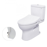 Bàn cầu 2 khối xả nhấn nắp rửa cơ TOTO CS320DRE4#W