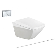 Bàn cầu âm tường xả nhấn nắp êm TOTO CW682