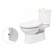 Bồn Cầu Hai Khối Xả Nhấn Nắp Rửa Cơ TOTO CS325DRE2#W