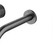 Vòi chậu lavabo nóng lạnh âm tường mạ đen khói Clara CF-86350BG (Order)