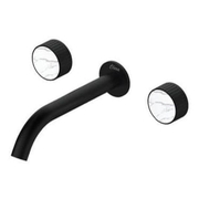 Vòi chậu lavabo nóng lạnh âm tường mạ đen Clara CF-86350MB (Order)