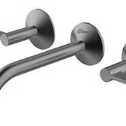 Vòi chậu lavabo nóng lạnh âm tường mạ chrome Clara CF-87350BG (Order)