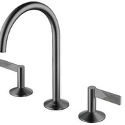 Vòi chậu lavabo nóng lạnh mạ đen khói Clara CF-87359BG (Order)