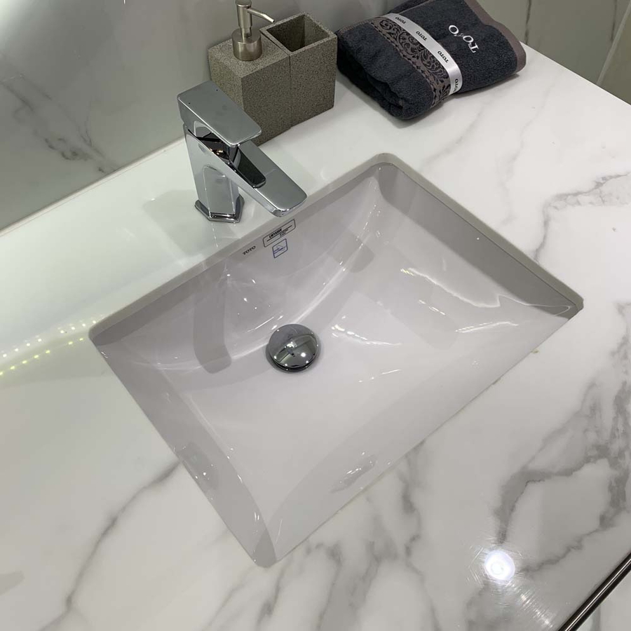 Chậu Lavabo Âm Bàn Vuông TOTO LW1536V#XW/TL516GV