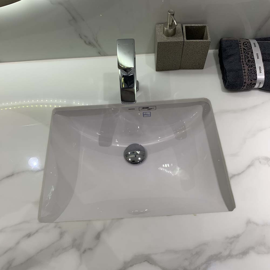 Chậu Lavabo Âm Bàn Vuông TOTO LW1536V#XW/TL516GV