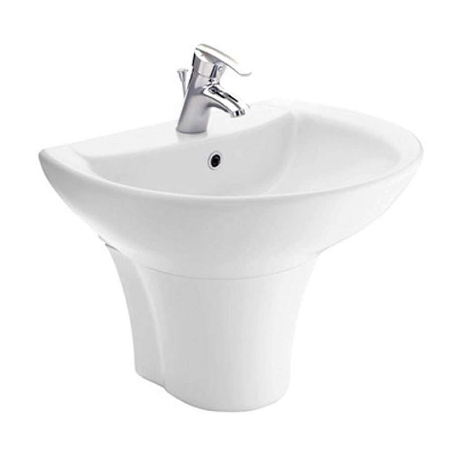 Chậu rửa lavabo chân lửng TOTO LT942CK/PT942HFK