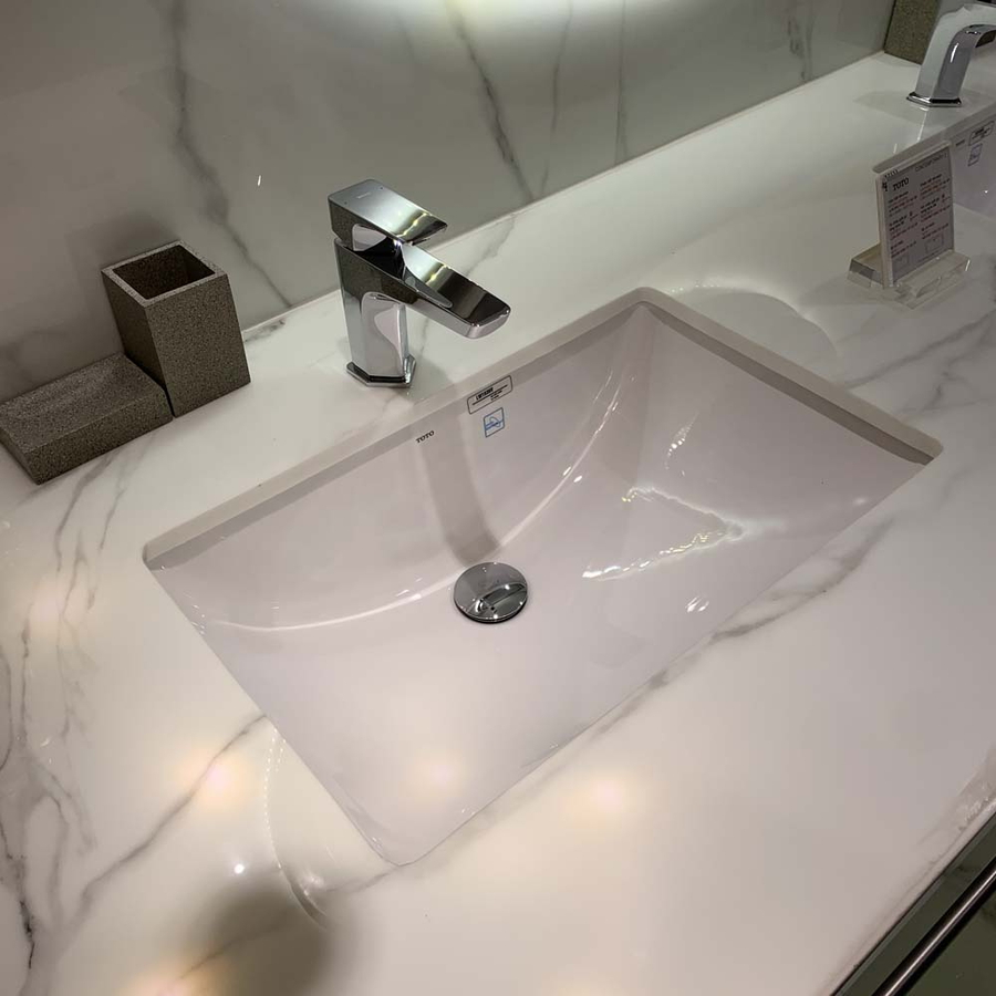 Lavabo Âm Bàn + Giá Đỡ TOTO LW1535V#XW/TL516GV  