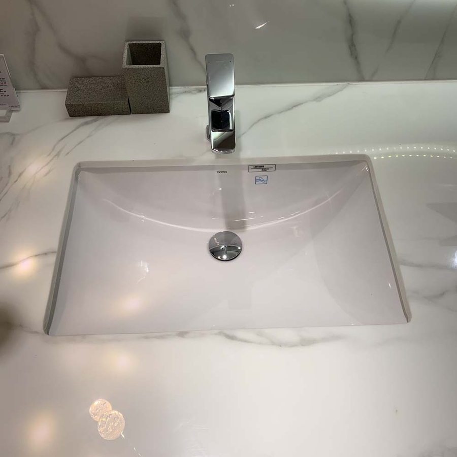 Lavabo Âm Bàn + Giá Đỡ TOTO LW1535V#XW/TL516GV  