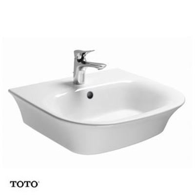 Chậu rửa mặt treo tường cao cấp TOTO LW196K#XW