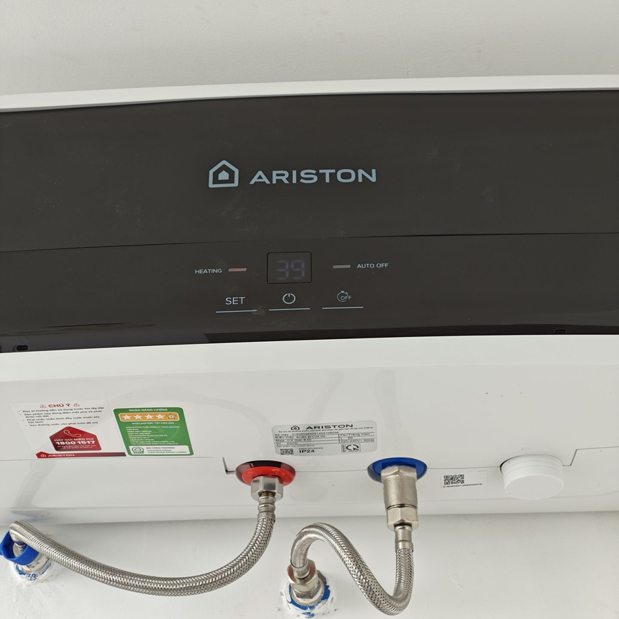 Máy Nước Nóng 15 Lít Ariston Slim3 15 RS Gián Tiếp Ngang
