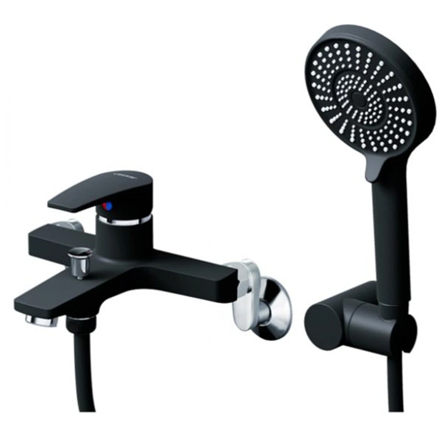 Sen Tắm Nóng Lạnh Bát Sen Tròn 3 Chế Độ Màu Đen Caesar S393CB 