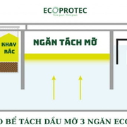 BỂ TÁCH DẦU MỠ HÌNH TRỤ ECOPROTEC COMPOSITE 5000L