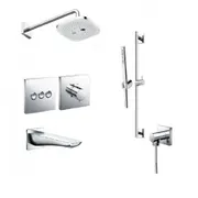 Bộ Sen Bồn Tắm Nhiệt Độ Âm Tường TOTO TBV02402B/TBV02105B/TBG02001B/TBW02004A/TBW02012B/TBW02017A