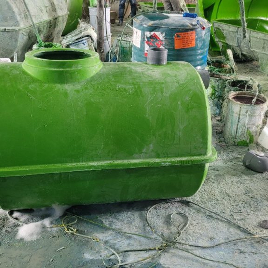 BỂ TỰ HOẠI COMPOSITE FRP 8000L ECOPROTEC HÌNH TRỤ