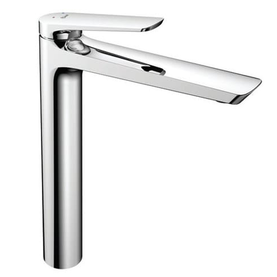 Vòi Chậu Lavabo Nóng Lạnh Thân Cao Mạ Chrome Clara CF-52352
