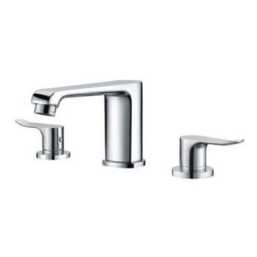 Vòi Chậu Lavabo Nóng Lạnh 3 Lỗ Mạ Chrome Clara CF-84359C