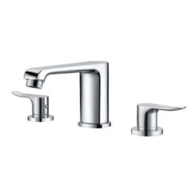 Vòi Chậu Lavabo Nóng Lạnh 3 Lỗ Mạ Chrome Clara CF-84359C