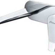 Vòi Chậu Lavabo Nóng Lạnh Gắn Tường Mạ Chrome Clara CF-84350