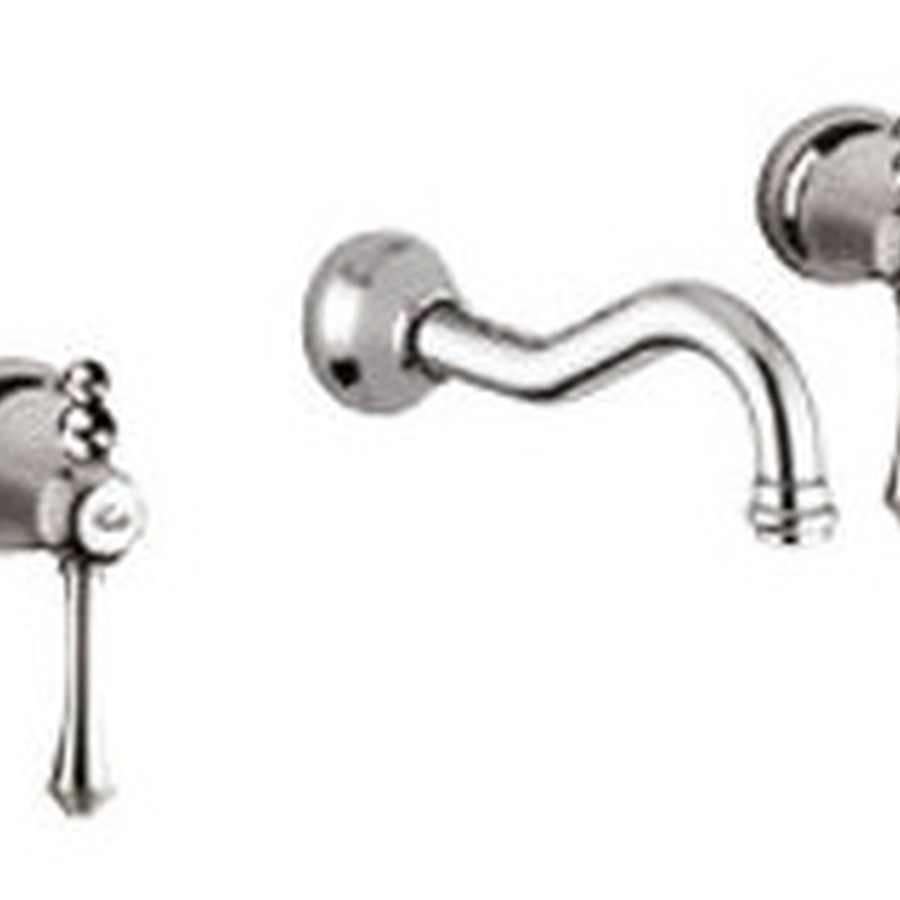 Vòi Chậu Lavabo Nóng Lạnh Âm Tường Mạ Chrome Clara CF-66350