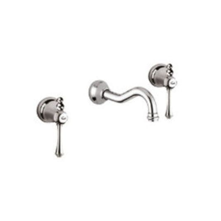 Vòi Chậu Lavabo Nóng Lạnh Âm Tường Mạ Chrome Clara CF-66350