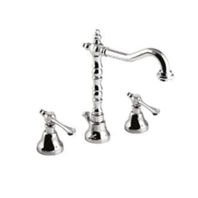 Vòi Chậu Lavabo Nóng Lạnh 3 Lỗ Mạ Chrome Clara CF-66359