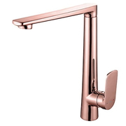 Vòi Chậu Lavabo Nóng Lạnh Thân Cao Mạ Hồng Clara CF-36354RG