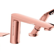 Vòi bồn tắm gắn thành bồn mạ hồng Clara CF-36359RG