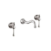 Vòi Chậu Lavabo Nóng Lạnh Âm Tường Mạ Chrome Clara CF-66350