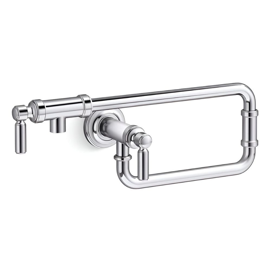 Vòi nước phụ gắn tường cho bếp màu chrome Kallista P31570-00-CP