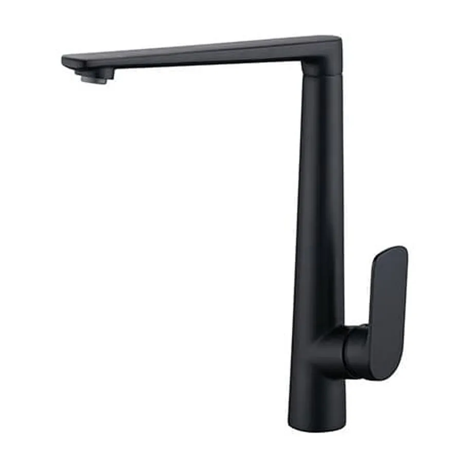 Vòi chậu rửa bát nóng lạnh mạ đen Clara CF-36354B 