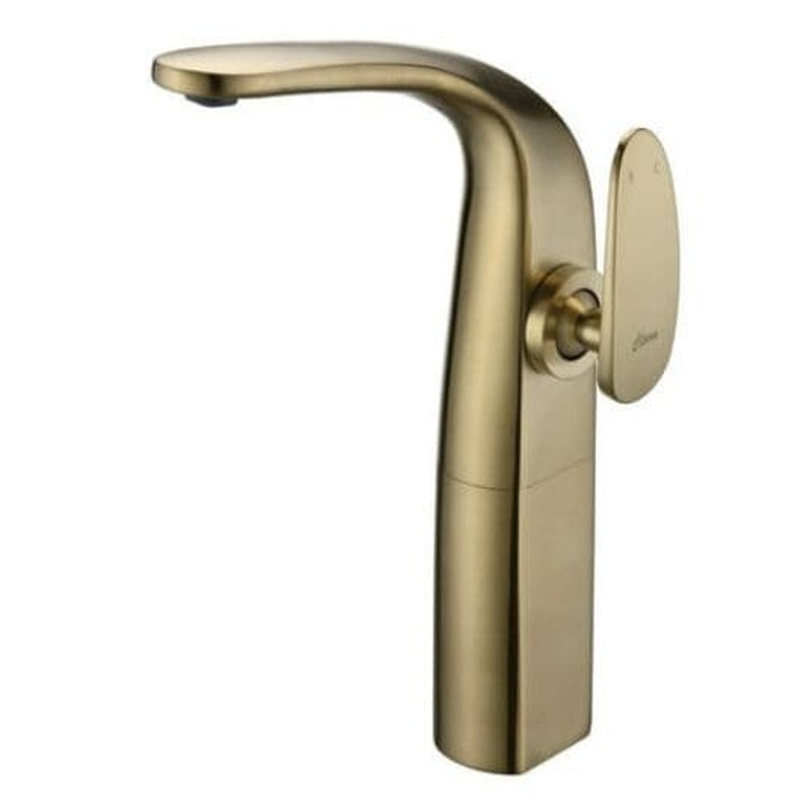 Vòi Chậu Lavabo Nóng Lạnh Mạ Vàng Xước Nhạt Clara CF-45352BMG