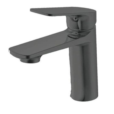 Vòi Chậu Lavabo Nóng Lạnh Mạ Đen Khói Clara CF-36351BG