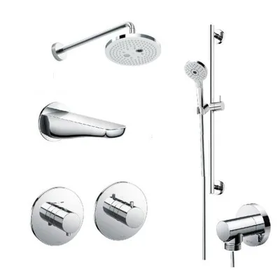 Bộ Sen Tắm Nhiệt Độ Âm Tường TOTO TBV01406B+TBV01102B+TBW01004A+TBW01010A+TBW01016B